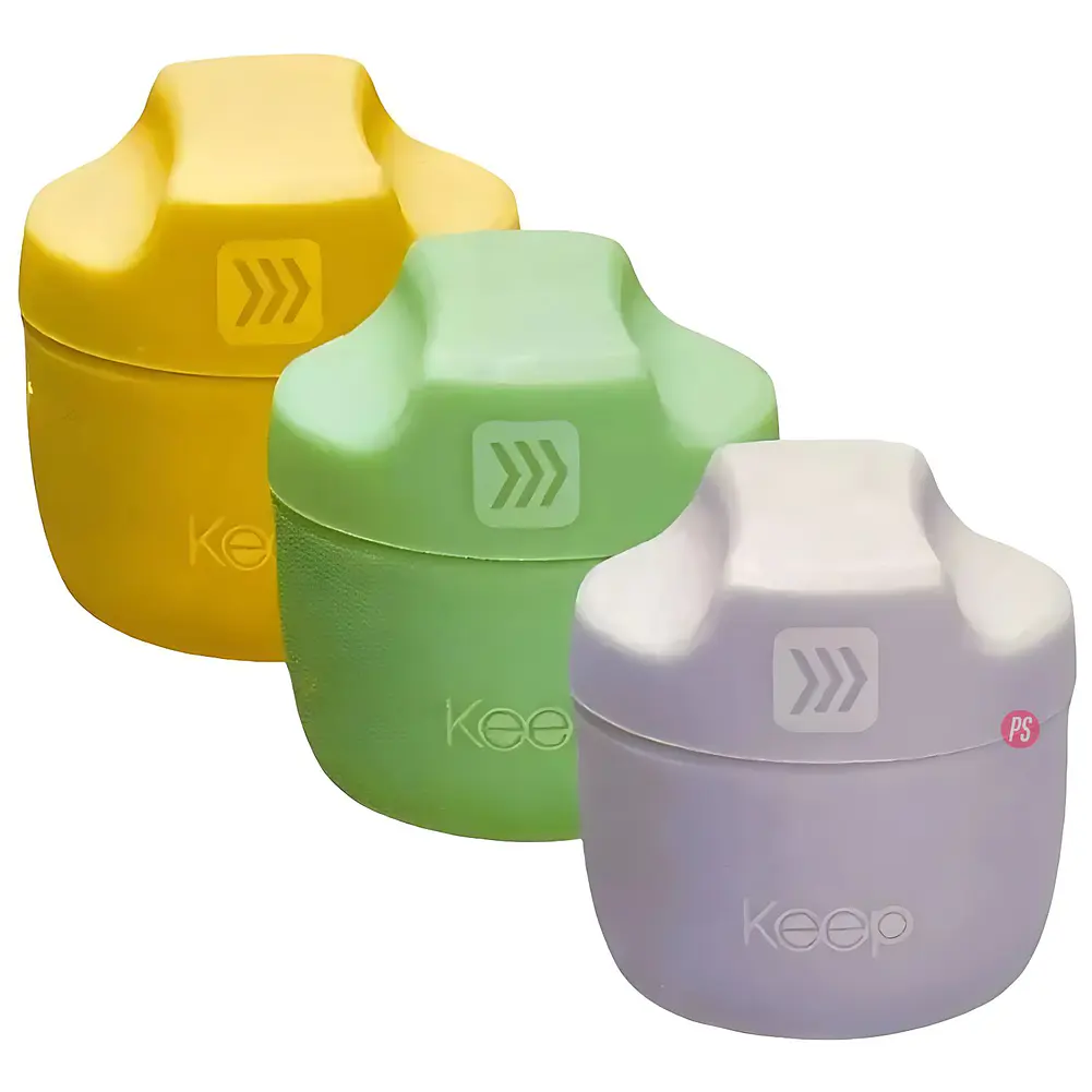 Set 3 Salseros Colores Tapa Hermética 50ml To Go Keep - PS 3