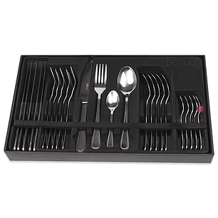 Juego Cuchillería 24 Piezas Acero Inoxidable Doral - PS