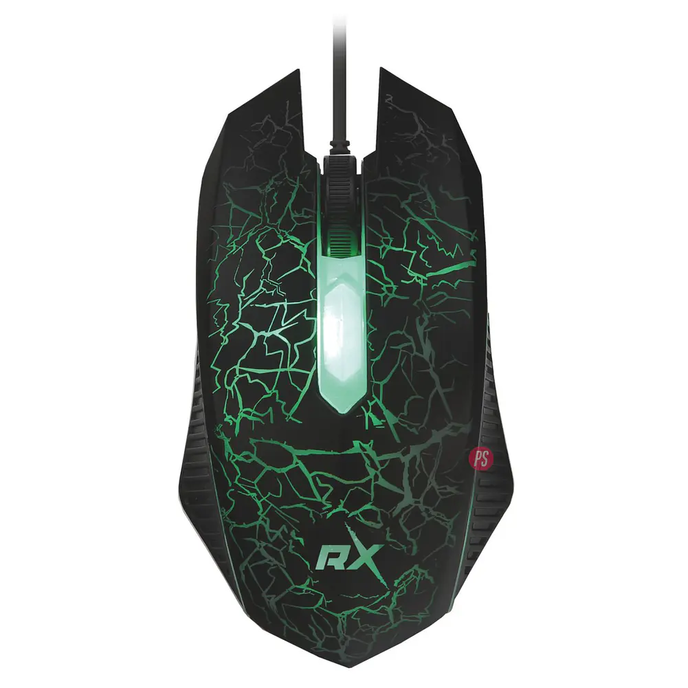 Mouse Gamer Pc Usb Retroiluminado Negro - Ps 1