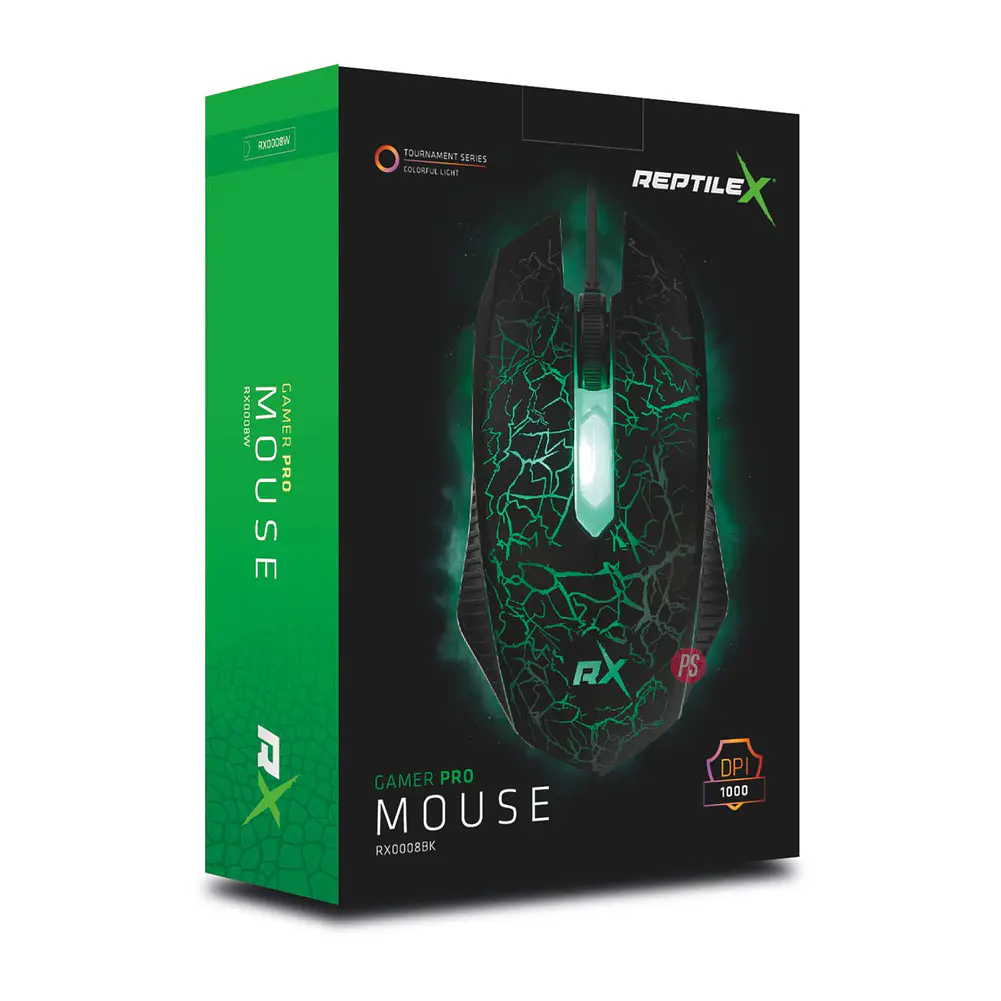 Mouse Gamer Pc Usb Retroiluminado Negro - Ps 4