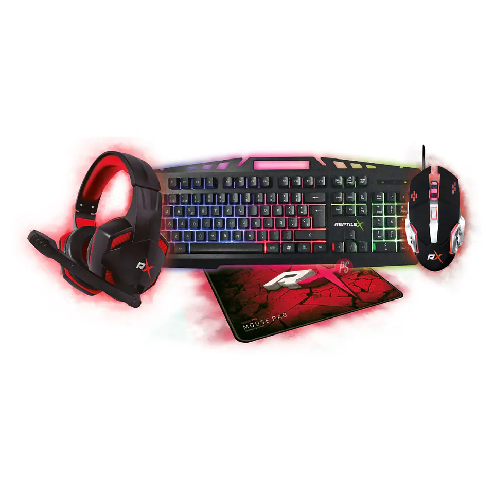 Kit Gamer Mouse Teclado Y Mouse Pad - Ps 1