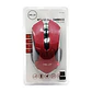 Mouse Óptico Inalámbrico Diseño Color Rojo - Ps - Miniatura 3