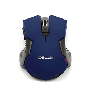 Mouse Óptico Inalámbrico Diseño Color Azul - Ps