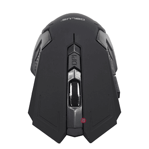 Mouse Óptico Inalámbrico Diseño Color Negro - Ps