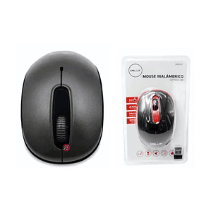 Mouse Inalámbrico Óptico 1000dpi Color Negro - Ps
