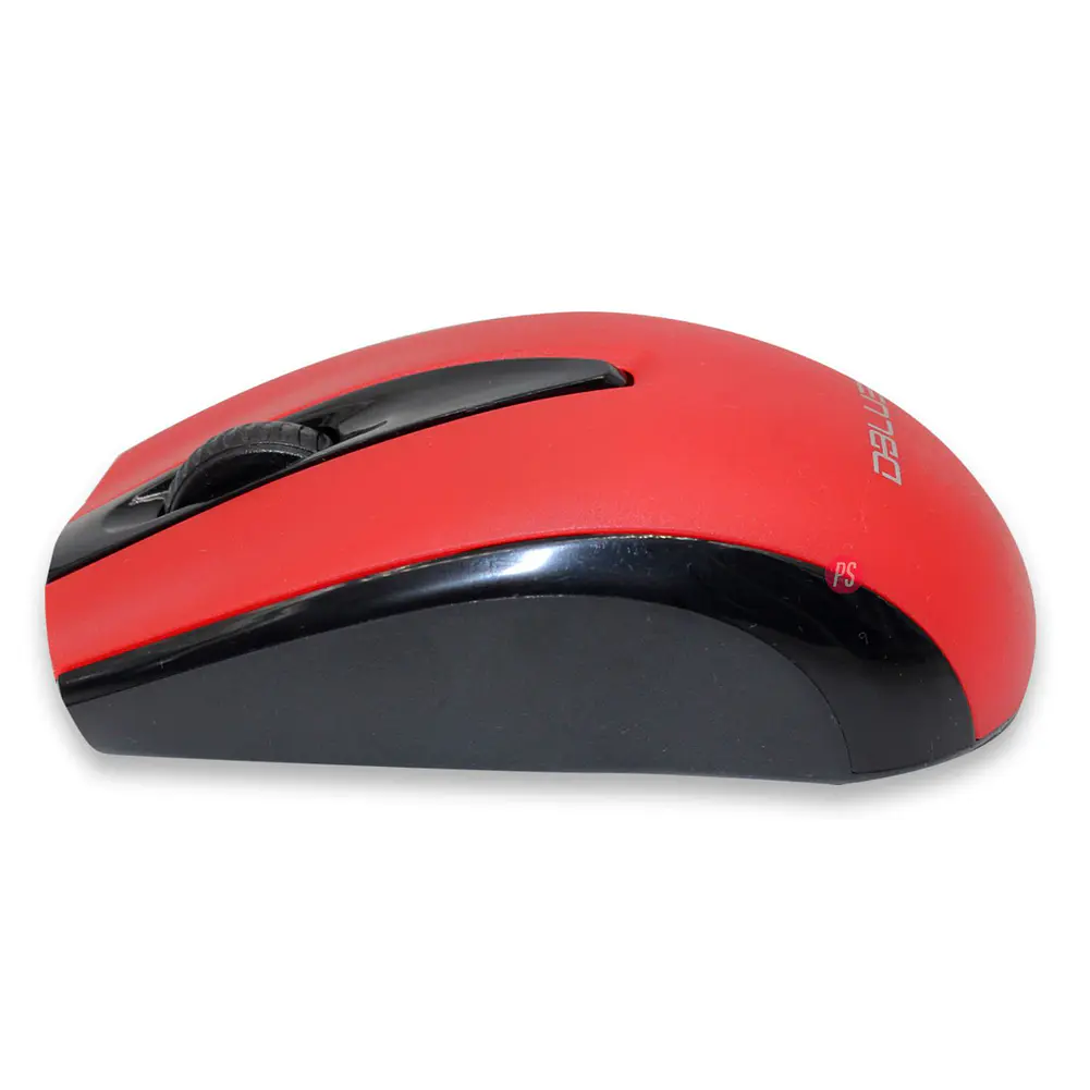 Mouse Inalámbrico Óptico 1200 Dpi Color Rojo - Ps 3