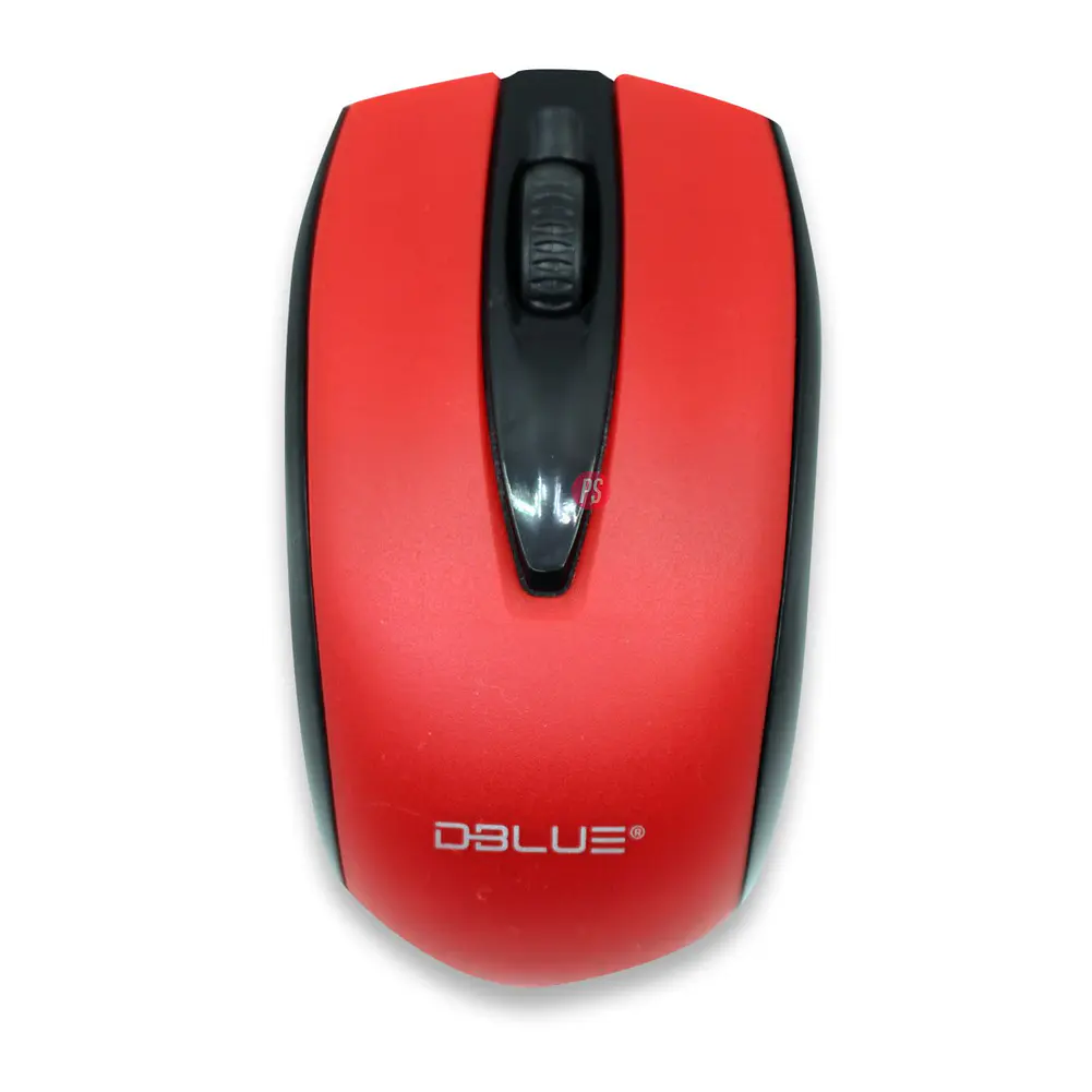 Mouse Inalámbrico Óptico 1200 Dpi Color Rojo - Ps 4