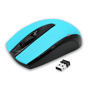 Mouse Inalámbrico Óptico 1200 Dpi Color Azul - Ps