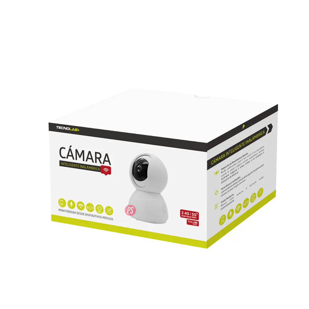 Cámara Ip Wifi 360 Grados Visión Nocturna Full Hd - Ps 3