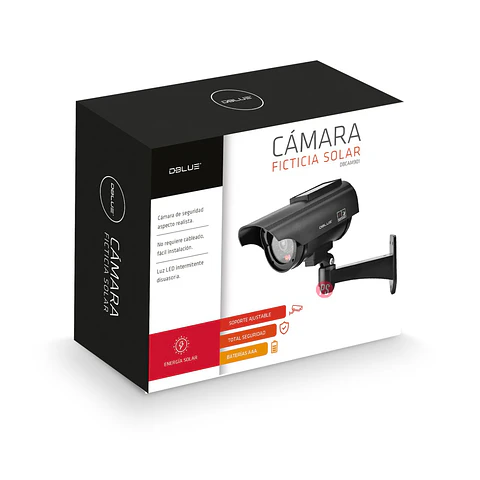 Cámara De Seguridad Simulada Con Panel Solar  - Ps