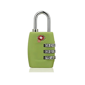 Candado Seguridad Para Bolsos Y Maletas Con Clave Verde - Ps