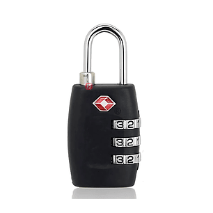 Candado Seguridad Para Bolsos Y Maletas Con Clave Negro - Ps