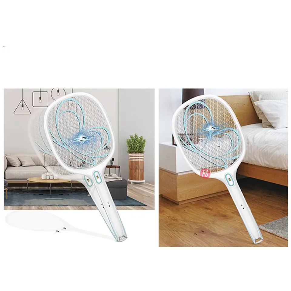Mata Mosca Y Mosquitos Raqueta Recargable - Ps 5