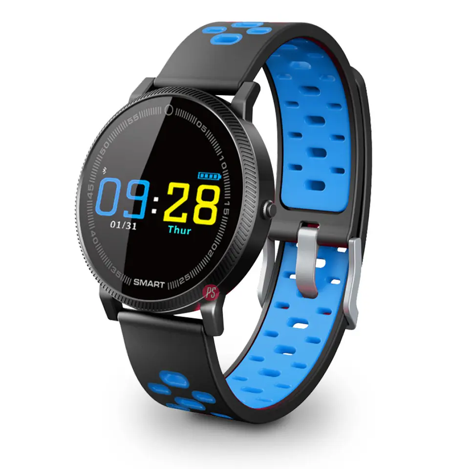 Smartwatch Con Pantalla Oled Ip67 Color Azul - Ps 1