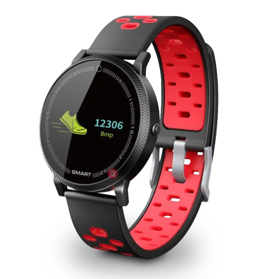Smartwatch Con Pantalla Oled Ip67 Color Rojo - Ps 1