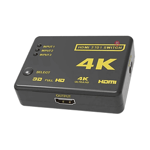 Switch 4K Hdmi 3 En 1 Con Control Remoto - PS