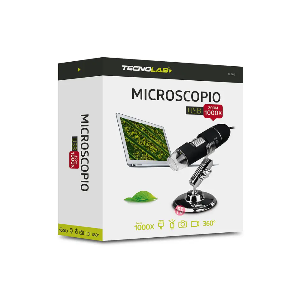 Microscopio Conexión Usb Zoom 1000x - Ps 4