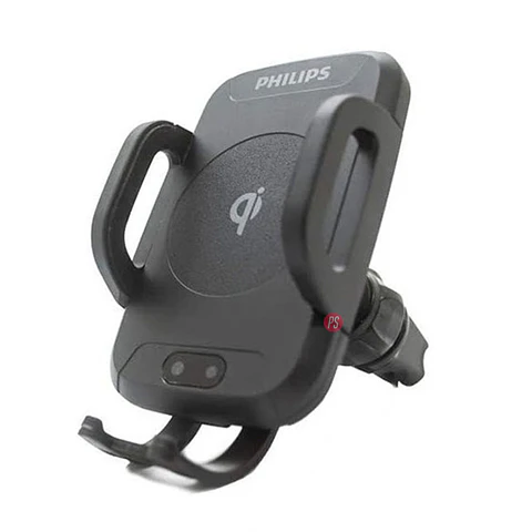 Soporte Celular Automóvil Cargador Qi Philips DLP9315 - PS