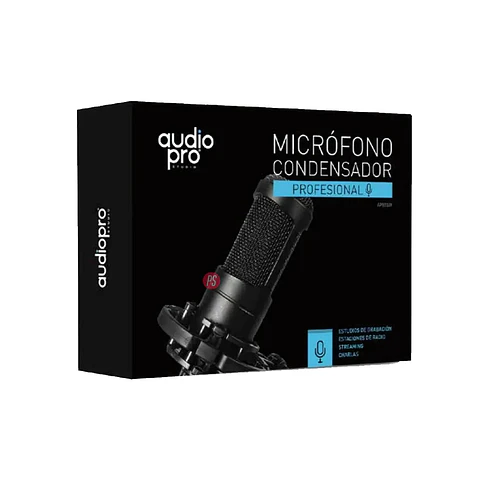 Micrófono Estudio Condensador Xlr Hembra A 3.5 Mm - Ps