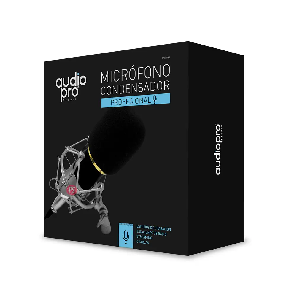 Micrófono De Condensador 3,5mm Profesional - Ps 2