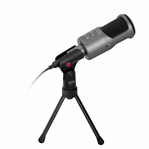 Micrófono Condensador Usb Con Trípode Para Home Studio - Ps
