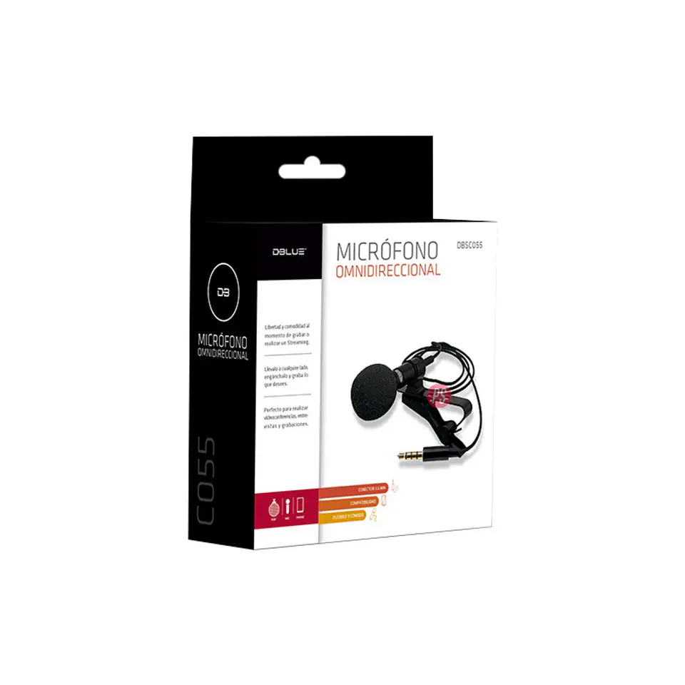 Micrófono De Solapa Streaming Conector Trs 3.5mm - Ps 3