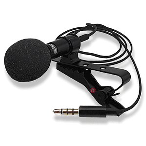 Micrófono De Solapa Streaming Conector Trs 3.5mm - Ps