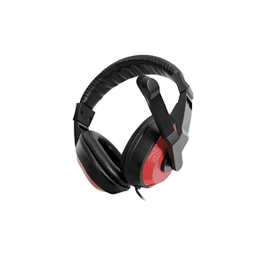 Audífonos Para PC Y Consolas Gamer Conexión 3,5mm Rojo - Ps