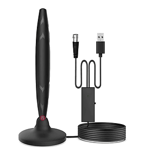 Antena Digital TV 25dB Larga Amplificador Y Cable 3m - PS