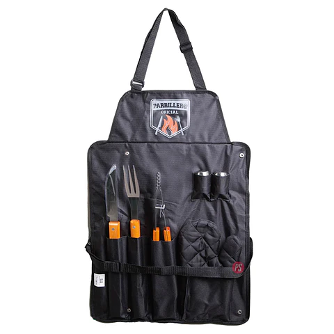 Set Parrilla Full 7 Piezas Con Accesorios De Acero - PS