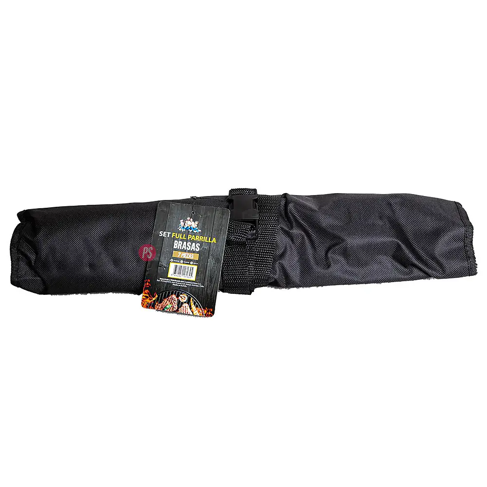 Set Parrilla Full 7 Piezas Con Accesorios De Acero - PS 3