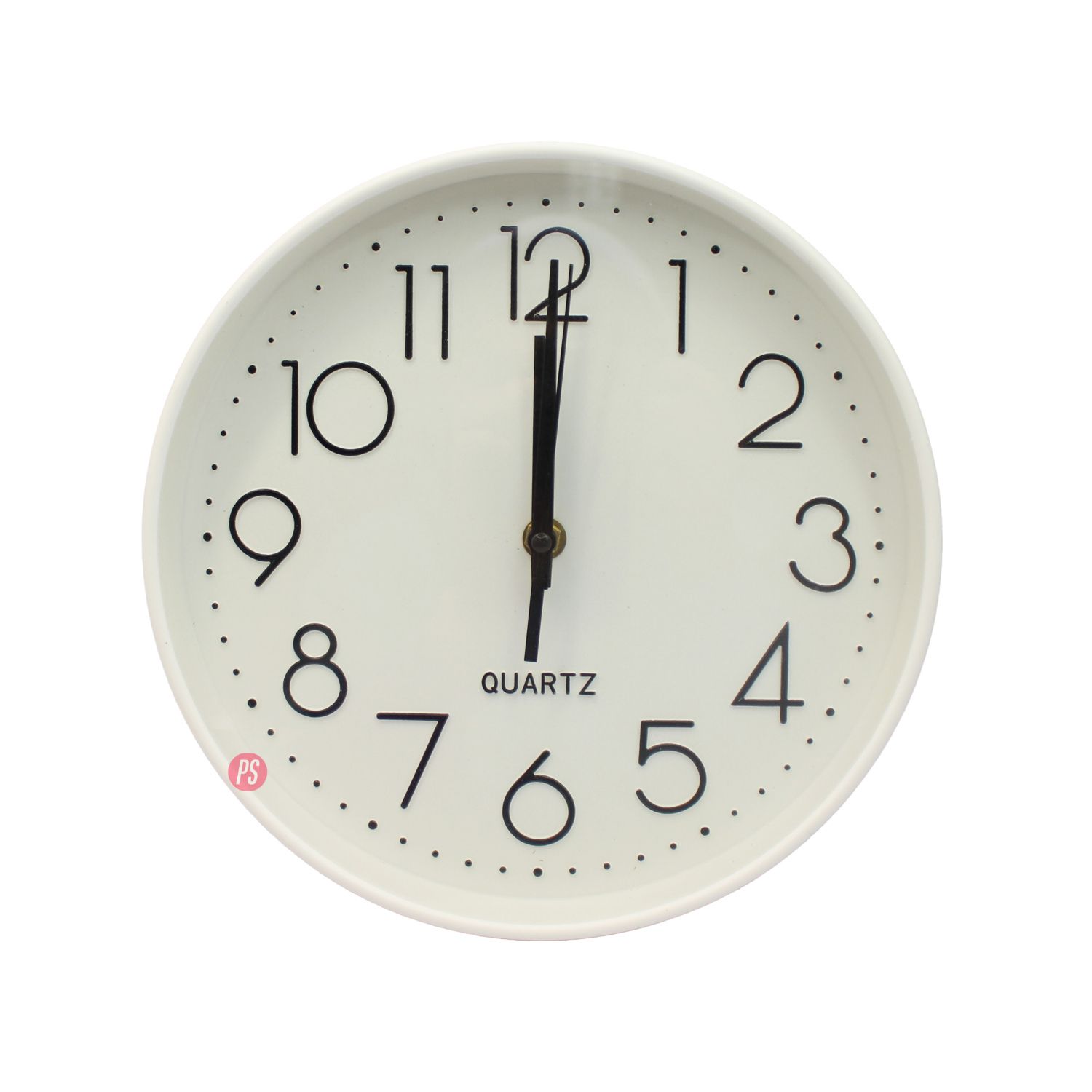 Reloj de Pared Plástico Vgo Circular 25 cm Blanco