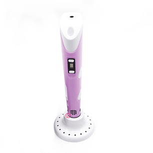 Lápiz 3D Creativo Color Rosado con Filamentos Incluidos - PS