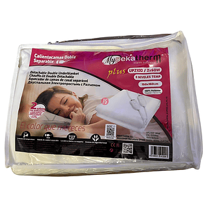 Calientacamas Doble Reguladores Independientes 2 Plazas - PS