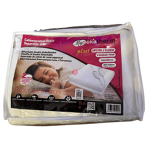 Calientacamas Doble Reguladores Independientes 2 Plazas - PS