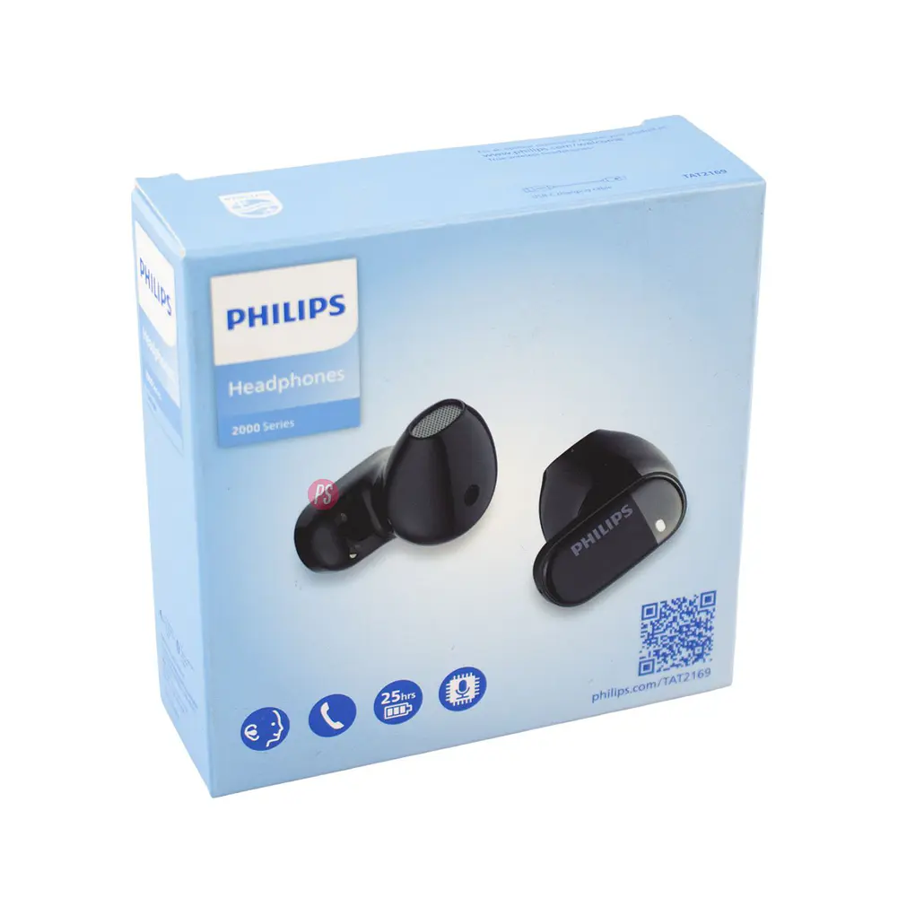 Audífonos Philips Serie 2000 Bluetooth Micrófono Azul - PS 4