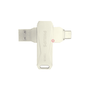 Pendrive Philips Snap 128GB USB 3.0 y Tipo C FM12DC125B - PS