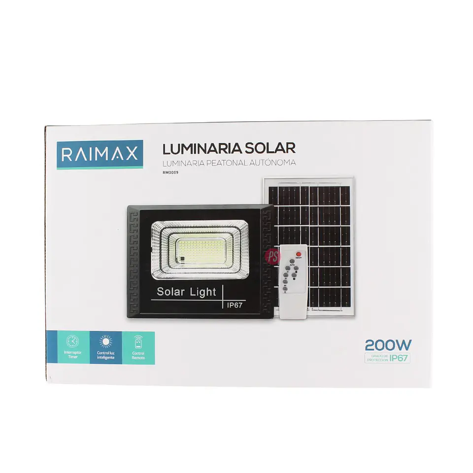 Reflector Solar Raimax 200W LED IP67 Sensor Y Control - PS 5