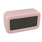 Reloj Digital LCD Rosado Con Alarma Y Termómetro - PS - Miniatura 1