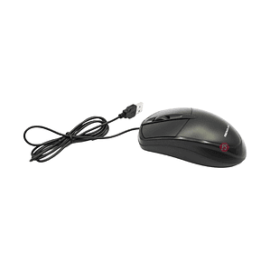 Kit Teclado y Mouse con Cable USB Color Negro - PS