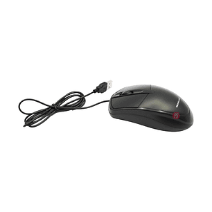 Kit Teclado y Mouse con Cable USB Color Negro - PS