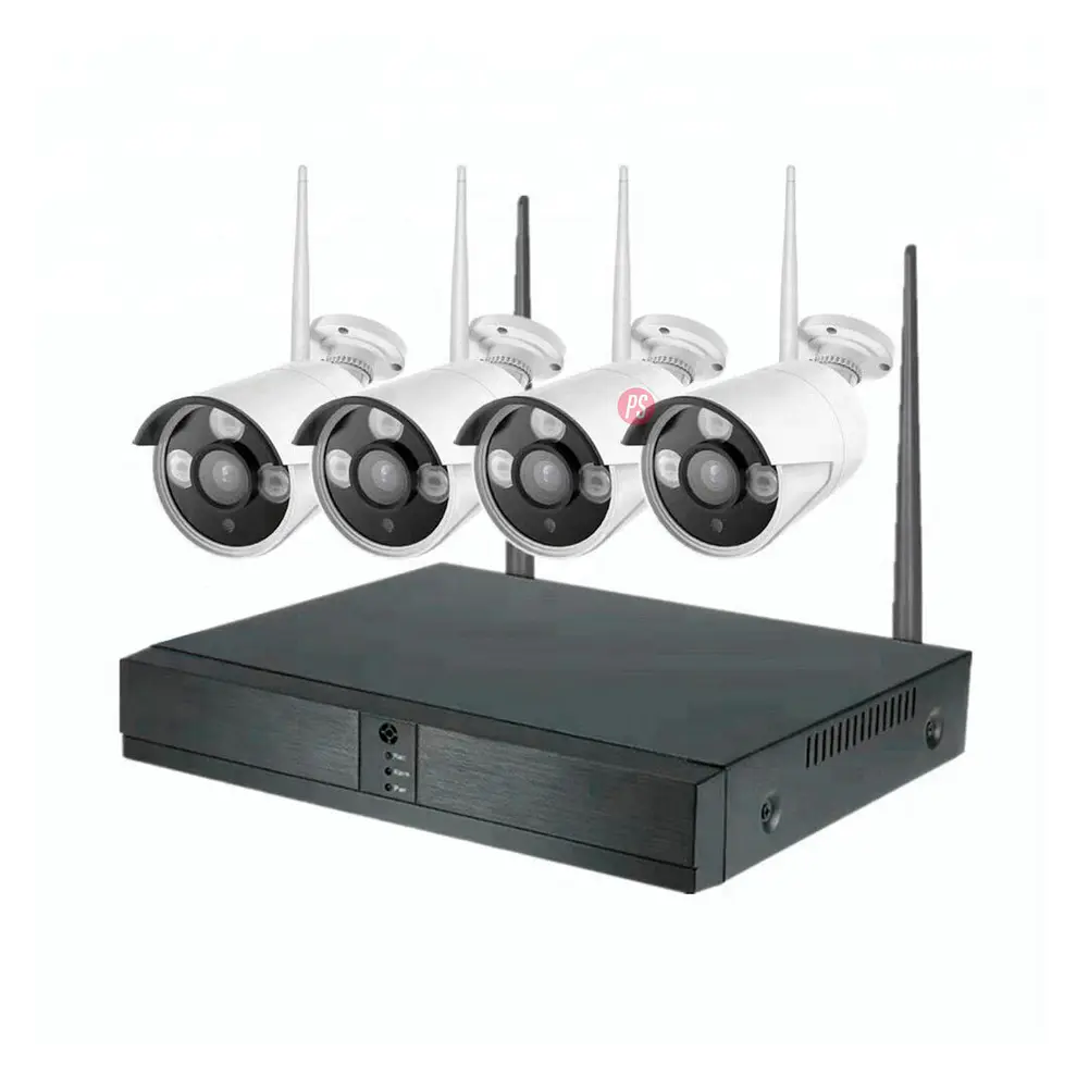 Kit Cámaras Seguridad WiFi Inalámbricas Hogar/Oficina - PS 1