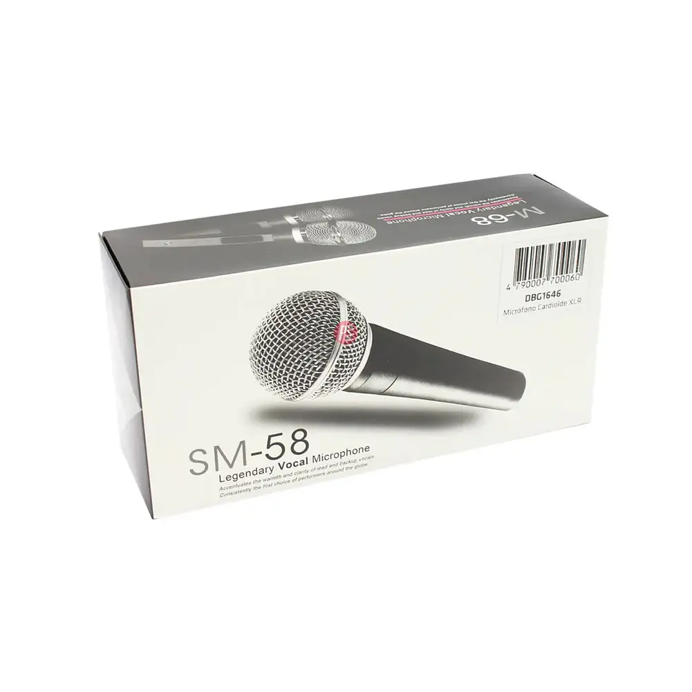 Micrófono Vocal Cardioide Tipo SM58 + Estuche XLR - PS 3