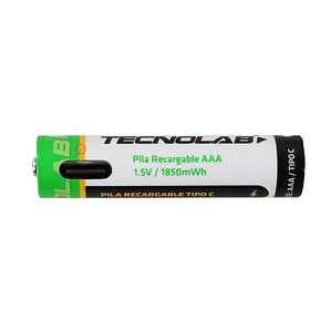 Pack 2 Pilas AAA Recargables Con USB-C - PS