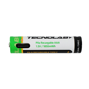 Pack 2 Pilas AAA Recargables Con USB-C - PS