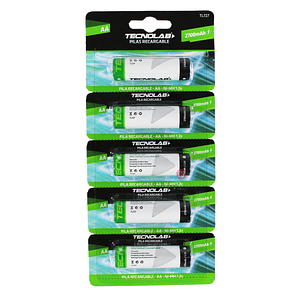 Pack 5 Pilas Recargables AA 2700mAh - PS