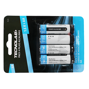 Pack 4 Pilas AA Alcalinas 2950mAh - PS