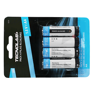 Pack 4 Pilas AA Alcalinas 2950mAh - PS