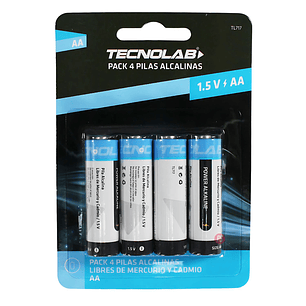 Pack 4 Pilas AA Alcalinas 2950mAh - PS