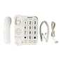 Teléfono Sobremesa 3 Teclas Rápidas con Memoria Blanco - PS - Miniatura 2